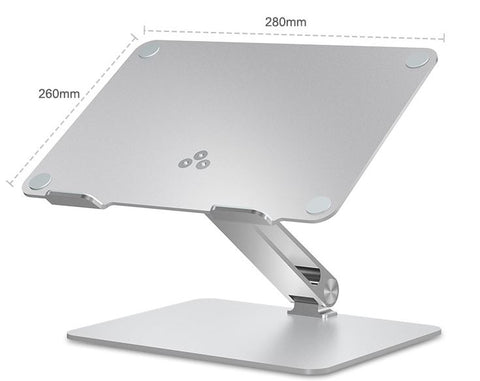 Höhenverstellbarer Ständer für Latop oder Tablet als Tischaufsatz