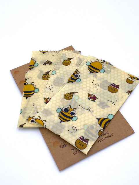 Öko Bienenwachstücher | 3-teiliges Set
