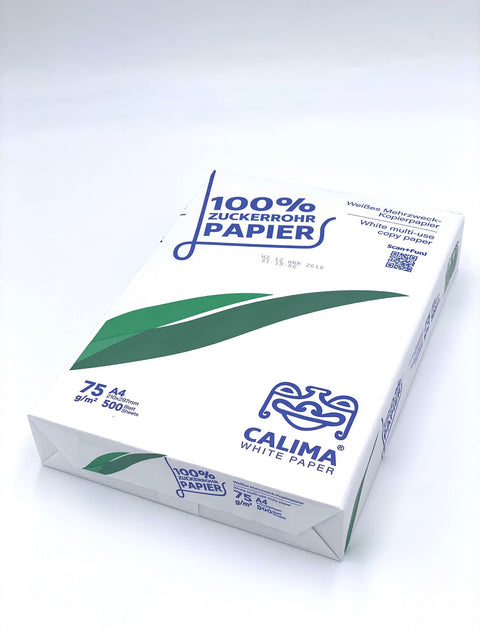 Papier à copier A4 sans arbre CALIMA Blanc à base de canne à sucre
