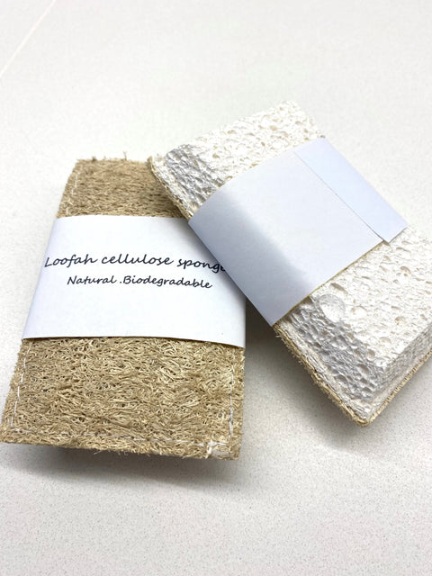Öko Küchen Abwasch Schwamm aus Bio Luffa (Schwammkürbis)
