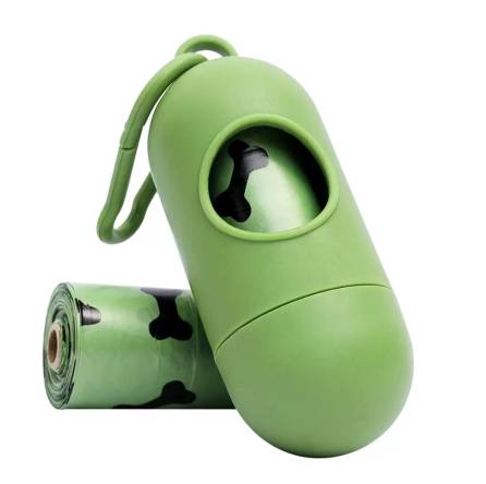 Porte-sac distributeur sac à déjections canines "poopie"